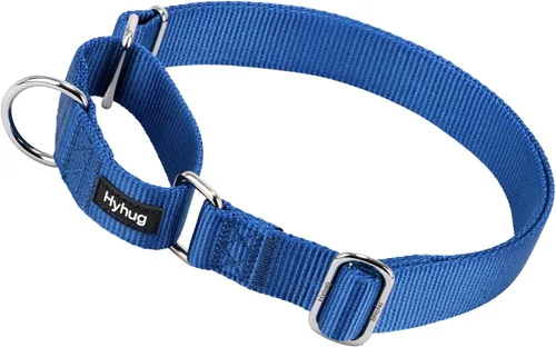 Miniatura 22 de Collar Hyhug Pets de nailon resistente, cómodo y seguro, para entrenamiento profesional, martingala, uso diario, para caminar, antiescape, para Azul