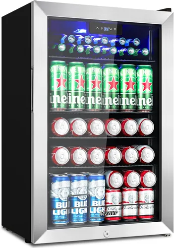 Miniatura 20 de Mini Refrigerador de Vino, Refrigerador Enfriador de Vino de 12 Botellas, Bodega de Vino Independiente para Vino Rojo y Blanco, Control