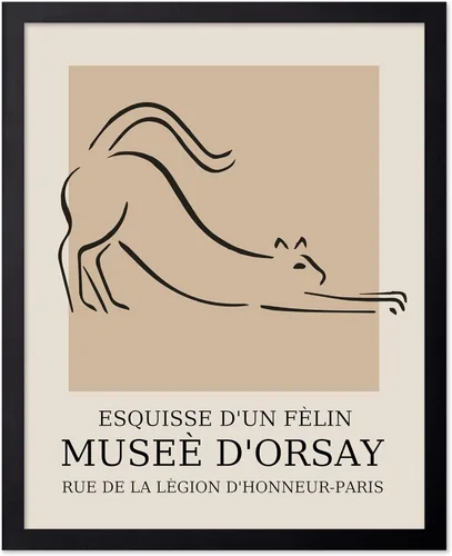 Miniatura 25 de Poster Master Póster Vintage – Impresión Retro de Dachshund – Arte de Perro – Dibujo Lineal – Arte de Boceto – Regalo para Niños, Niñas y Amantes