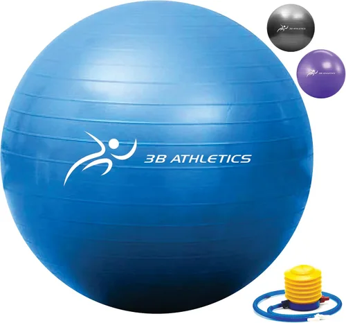 Miniatura 7 de Pelota de yoga para embarazo y pelota de ejercicios: equipo de fitness para gimnasio en casa, equipo de ejercicio para mujeres, kit de pilates