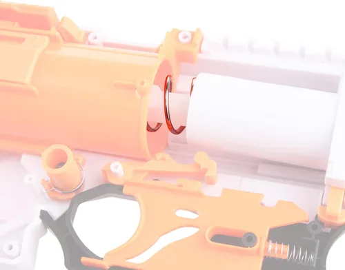 Miniatura 5 de WORKER Muelle plateado mejorado de 30.9 lbs para Nerf Rival Kronos (XVIII-500) - Blaster Upgrade - 1 juego de muelles
