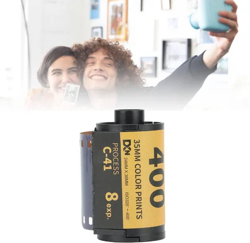 Miniatura 5 de Película de color negativo ISO 320-400, película desechable HD de grano fino de 1.378 in de amplia exposición para cámaras 135 (8 hojas)