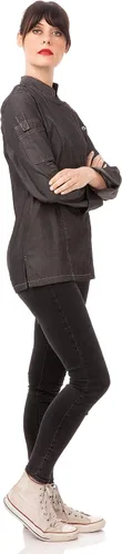 Miniatura 2 de Chef Works Abrigo de chef de mezclilla Gramercy para mujer