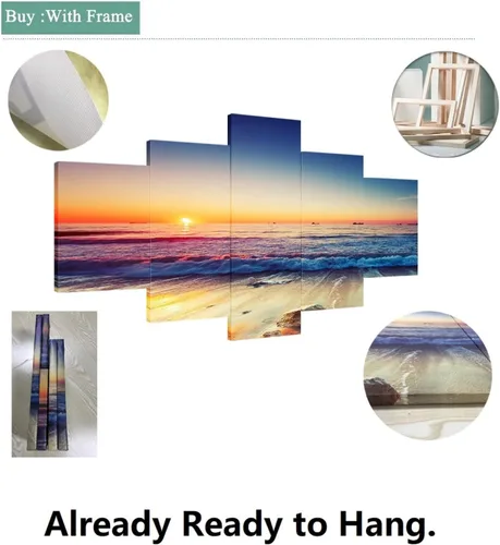 Miniatura 6 de ViyoK Lienzo decorativo para pared, 5 piezas, impresiones en lienzo, arte de pared, 5 piezas de banderas de Estados Unidos y Venezuela, pintura