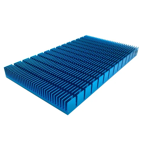 Tono azul de aluminio del ventilador 492.1x278.9x39.4 ft m del disipador de calor del disipador de calor