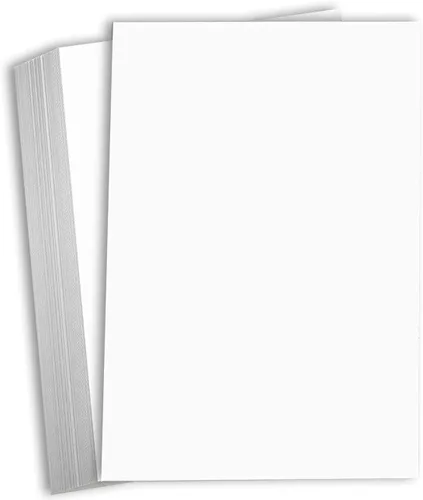Miniatura 8 de Hamilco Papel grueso de cartulina blanca de 11 x 17 pulgadas, peso pesado, 100 libras, cartulina de cartulina gruesa, paquete de 25