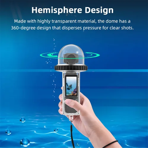 Miniatura 3 de Funda de buceo de 131 pies compatible con DJI Osmo Pocket 3, funda impermeable protectora subacuática para buceo con accesorios para cámara Osmo