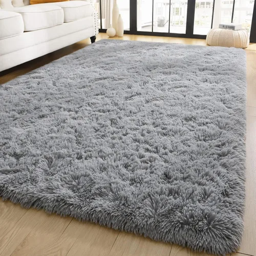 Miniatura 13 de YJ.GWL Alfombras de pasillo para pasillo, 2 x 4, lavables, pequeñas, color gris, para sala de estar, dormitorio, alfombra suave y esponjosa
