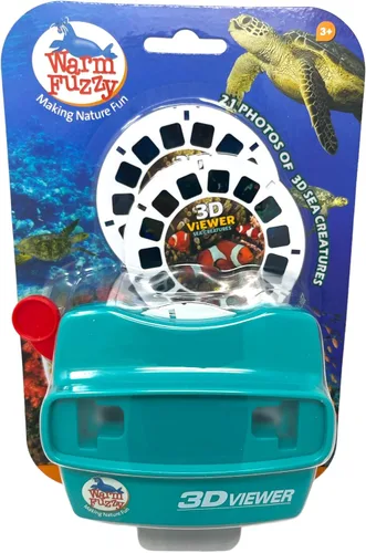 Miniatura 13 de WARM FUZZY Toys 3D Viewfinder (Aligator) - Visor para niños y adultos, juguetes clásicos, visor de diapositivas, visor de carrete 3D, retro