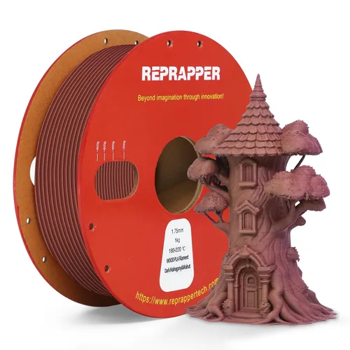 Miniatura 13 de RepRapper Filamento de ácido poliláctico (PLA), paquete de muestra de purpurina multicolor, brillante Galaxy Silk PLA0.069 pulgadas para impresora