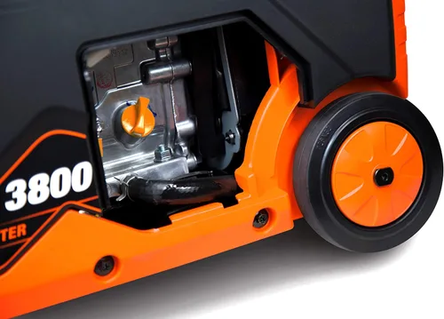 Miniatura 7 de WEN Generador inversor portátil súper silencioso de 3800 vatios listo para RV con apagado de combustible y arranque eléctrico (56380i)