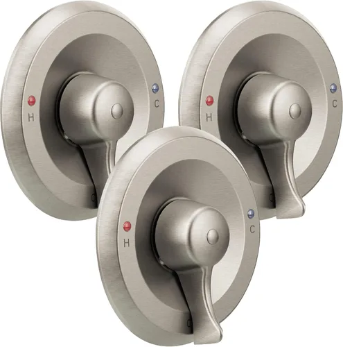 Miniatura 7 de Moen M-Dura Posi-Temp - Kit de moldura de ducha clásica de 7 pulgadas, kit de ajuste de control de válvula de ducha clásica comercial de 7 pulgadas