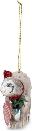 Miniatura 3 de DEMDACO Perezoso perezoso alrededor del árbol de Navidad, adorno de resina para árbol de Navidad, 3.5 x 2.5 pulgadas