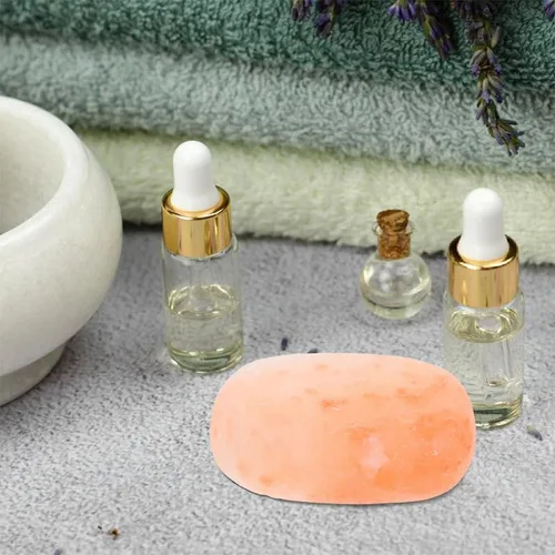 Miniatura 6 de 2 piezas de jabón de sal mineral exfoliante para el cuidado del cuerpo y los pies, cuidado de la piel hidratante, apto para viajes, uso versátil