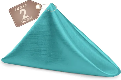 Miniatura 146 de Ultimate Textile -1 docena de servilletas reversibles Shantung Satin - Majestic - Servilletas de tela Majestic de 17 x 17 pulgadas, color marrón