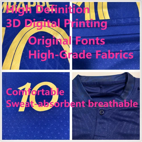 Miniatura 3 de Camiseta de fútbol para niños, uniformes juveniles, fanáticos del fútbol nacional, camiseta corta para niños y jóvenes