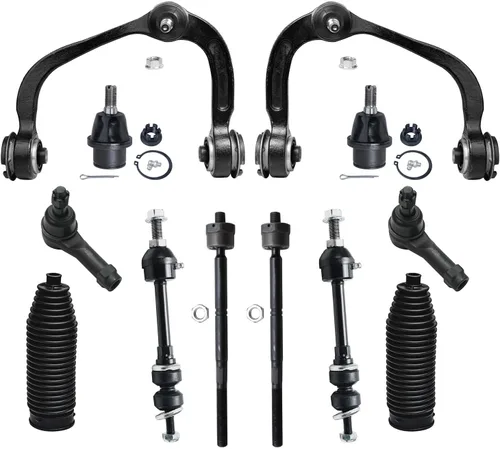 Miniatura 79 de Detroit Axle - Kit de suspensión delantera de 12 piezas para Mercury Grand Marquis Ford Crown Victoria Town Car 2003-2011, 2 brazos de control