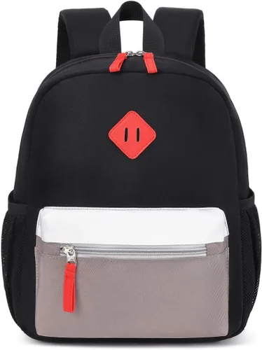 Miniatura 2 de Mochila para niños pequeños, mochila preescolar de 12 pulgadas para niños y niñas de 2 a 4 años, mochila preescolar con hebilla en el pecho