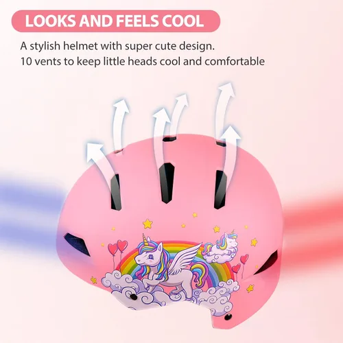 Miniatura 2 de Casco de bicicleta para niños, certificado por CPSC y ASTM, para niños pequeños de 3 a 5, 8 y 14 años