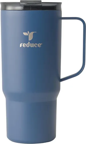 Miniatura 14 de REDUCE Hot1 - Taza aislante de acero inoxidable Hot1 de 18 onzas con tapa de ajuste de temperatura - Vacío de doble pared, compatible con portavasos