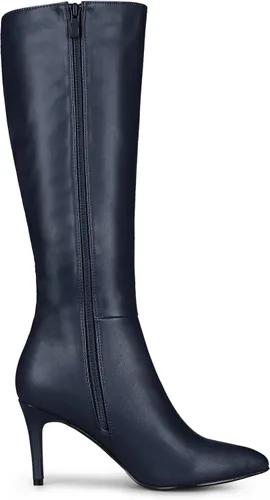 Miniatura 6 de Allegra K Botas altas hasta la rodilla con tacón de aguja y punta puntiaguda para mujer