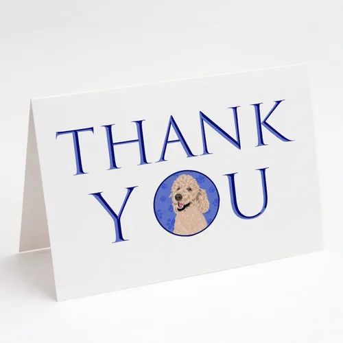 Miniatura 27 de Caroline's Treasures CK8919GCA7P - Tarjetas de felicitación y sobres de agradecimiento tricolor #1, diseño de pastor australiano, color negro, Blanco