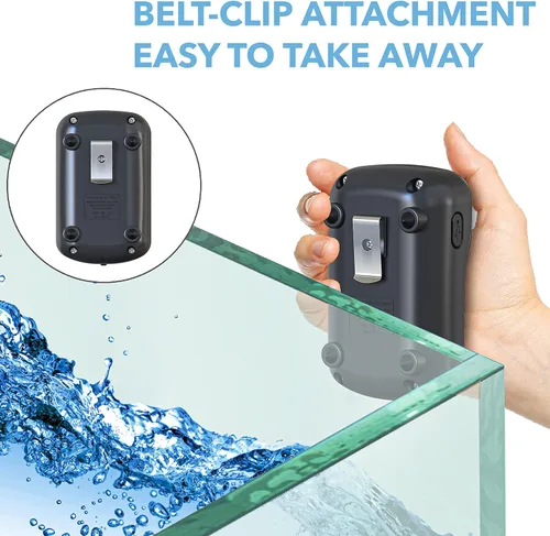 Miniatura 6 de Skywin Portable Aerator for Fish,USB Rechargeable Live Bait Aerator 18–32H Battery, Keeps Bait Alive Anywhere, Quiet Aquarium Water Pump for negro