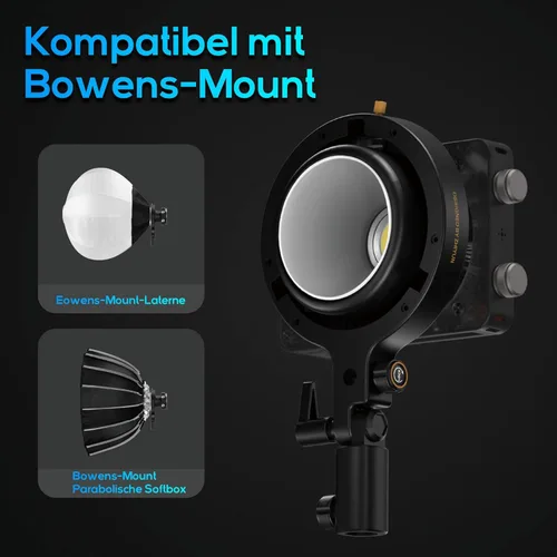 Miniatura 6 de Zhiyun MOLUS X100 PRO V2 versión mejorada LED de luz de video [oficial], portátil de 100 W, 2700 K-6500 K, CRI 95+ TLCI 97+, control de brillo