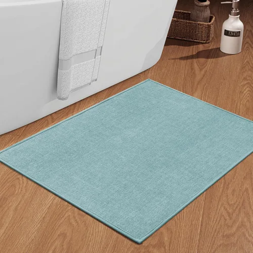 Miniatura 35 de chakme Alfombras de Baño 24x17, Alfombra de Baño Ultra Delgada Antideslizante Pequeña de Secado Rápido Absorbente para Piso de Baño