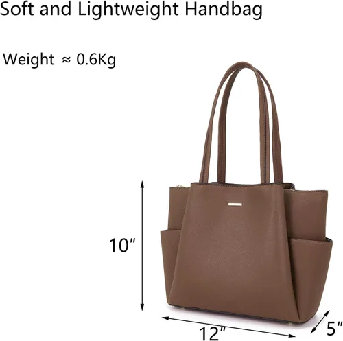Miniatura 5 de Bolsos de mano para mujer, juego de bolso y cartera, bolsas de hombro grandes, bolsos cruzados, carteras