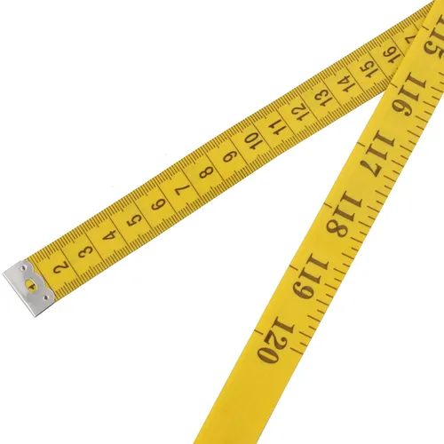 Miniatura 6 de Wisdompro Cinta métrica suave de 120 pulgadas para coser tela a medida, medida del cuerpo, indexada en unidades métricas y estándar, práctica regla