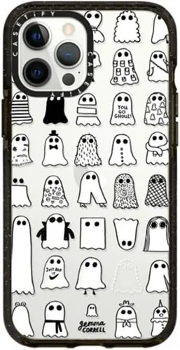 Miniatura 29 de Funda CASETiFY Impact para iPhone 12 Pro Max - Blanco Nubes - Negro Claro Nubes Blancas