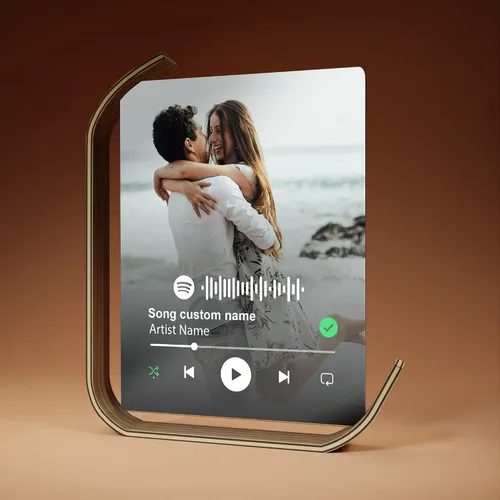 Miniatura 11 de EGD Spotify - Placa decorativa personalizada, regalos personalizados para él y ella, marco de fotos personalizado para novio, novia, pareja, esposa
