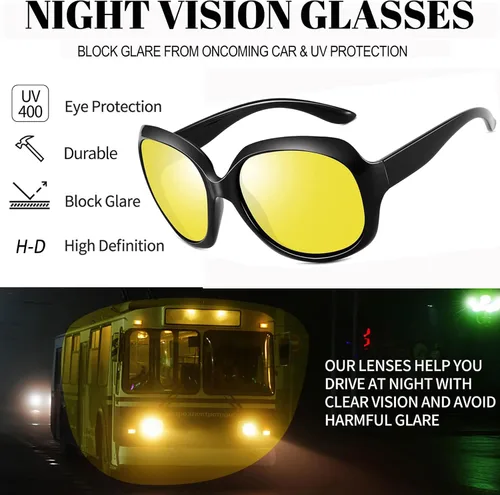 Miniatura 113 de Joopin Lentes de sol de gran tamaño para mujer, polarizados, grandes, para conducción, protección UV, grandes sombras