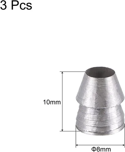 Miniatura 2 de uxcell Cuñas redondas de mango de acero para hacha, martillo de garra, martillo de trineo, cuña de mango de hacha, 3 piezas, 0.315 in