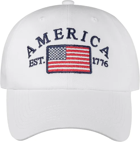 Miniatura 8 de IIN Gorra de béisbol con bandera estadounidense para hombres y mujeres, de perfil bajo, militar, militar, militar, para papá