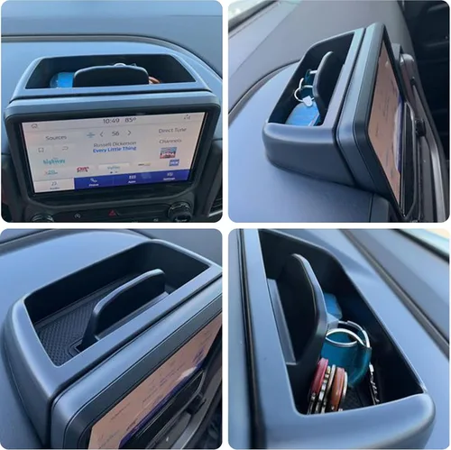 Miniatura 4 de Bandeja de almacenamiento para consola central para 2021-2024 Ford Bronco Sport CX430 Organizador de tablero de consola central con soporte
