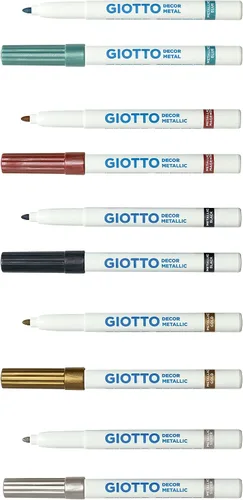 Miniatura 4 de ESTUCHE 5 ROTULADORES Giotto DECOR METAL SURTIDOS