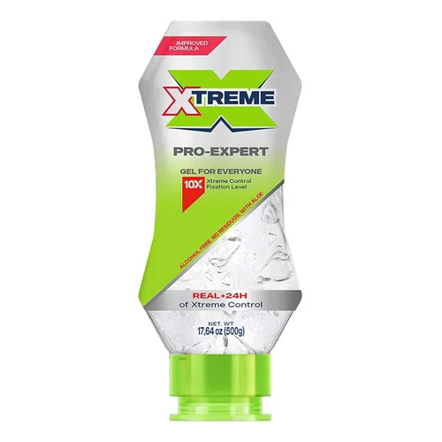 Miniatura 13 de Gel de peinado Xtreme Pro-Expert transparente, sin alcohol, control extremo de 24 horas con aloe vera, frasco de 35.27 oz (paquete de 6)