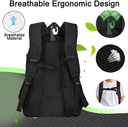 Miniatura 6 de Goloni Lacrosse - Mochila para equipo con dos palos y compartimento separado para tacos y bolsa de hockey sobre césped