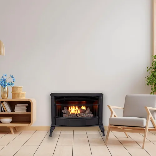 Miniatura 2 de ProCom QNSD250RT estufa de doble combustible sin ventilación, estufa independiente y calefactor de interior, uso con gas natural o propano líquido