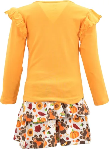 Miniatura 80 de Unique Baby Girls 2pc Skirt Set Outfit Long Sleeve Top with Skirt