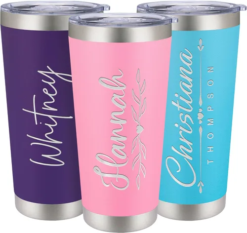 Miniatura 24 de Vasos de viaje personalizado de 20 y 30 onzas, con aislamiento