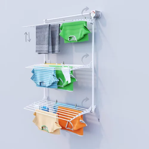 Miniatura 14 de foxydry Aireador vertical de pared de torre para uso en interiores y exteriores (blanco, 59.8 in / 59.8 pulgadas)