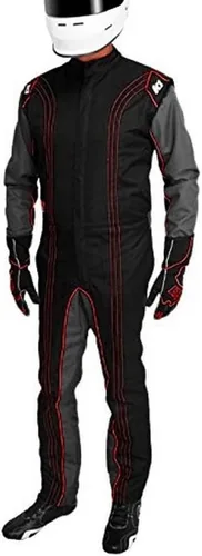 Miniatura 23 de K1 Race Gear CIK/FIA traje de competición de go kart, nivel 2, aprobado, 5XS, Anaranjado