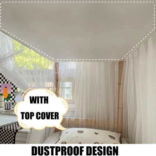 Miniatura 4 de 4 postes esquineros para dormitorio de estudiantes, litera, mosquitera, cortinas de cama para dormitorio, escuela, universidad, decoración de Rosa