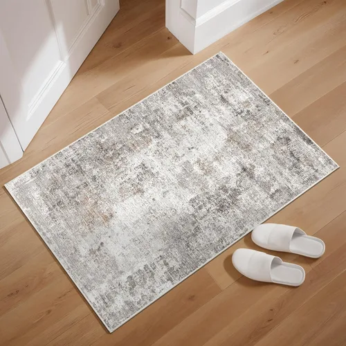 Miniatura 5 de Alfombra antideslizante lavable de 2 x 3 pies - Alfombra suave de pelo bajo para cocina, entrada y dormitorio - Tapete moderno para puerta