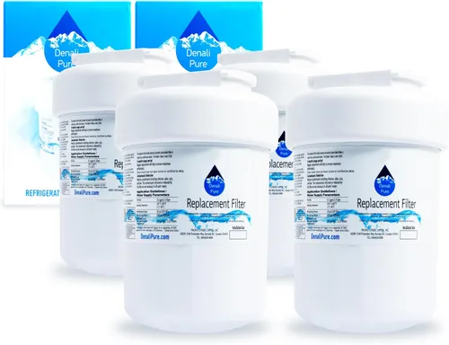 Paquete de 4 filtros de agua de repuesto para refrigerador General Electric GSH25JSRFSS - Compatible con cartucho de filtro de agua de refrigerador