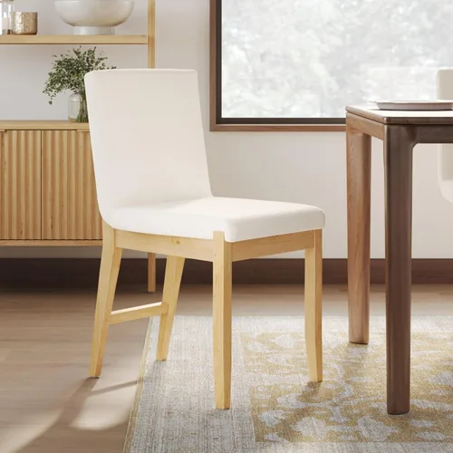 Miniatura 30 de Nathan James Gracie - Silla de comedor moderna, silla de comedor tapizada, lino natural/marrón claro, juego de 4 Lino marrón claro cepillado