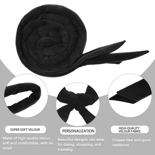 Miniatura 8 de Rizadores de pelo de terciopelo sin calor para dormir con diadema sin calor para cabello largo durante la noche, sin rizos de calor para mujeres